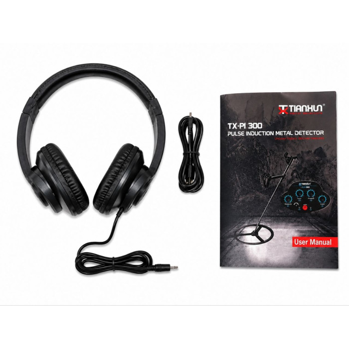 Металлоискатель Tianxun TX-PI 300 с аккумулятором / телескопическая штанга