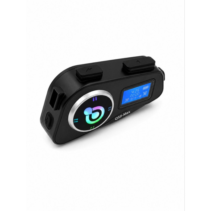 Bluetooth мотогарнітура Q58-Max Quick Intercom з LCD-дисплеєм та Music Sharing