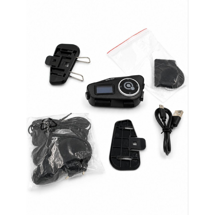 Bluetooth мотогарнітура Q58-Max Quick Intercom з LCD-дисплеєм та Music Sharing