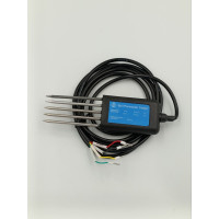 Профессиональный датчик почвы 8-в-1 RS485 Modbus – влажность, pH, температура, EC, NPK, плодородие, IP68