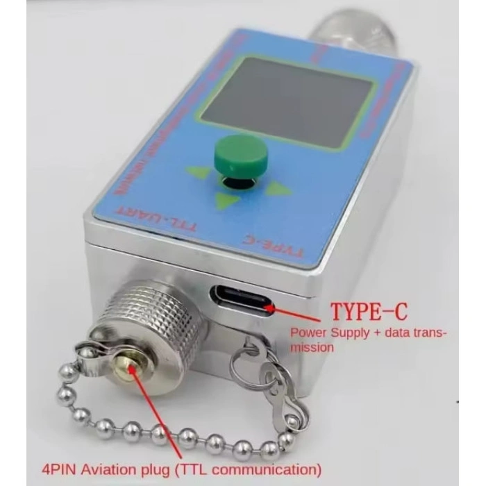 Портативний RF вимірювач потужності V7 TYPE-C до 10 GHz (RF Power Meter V7.0)