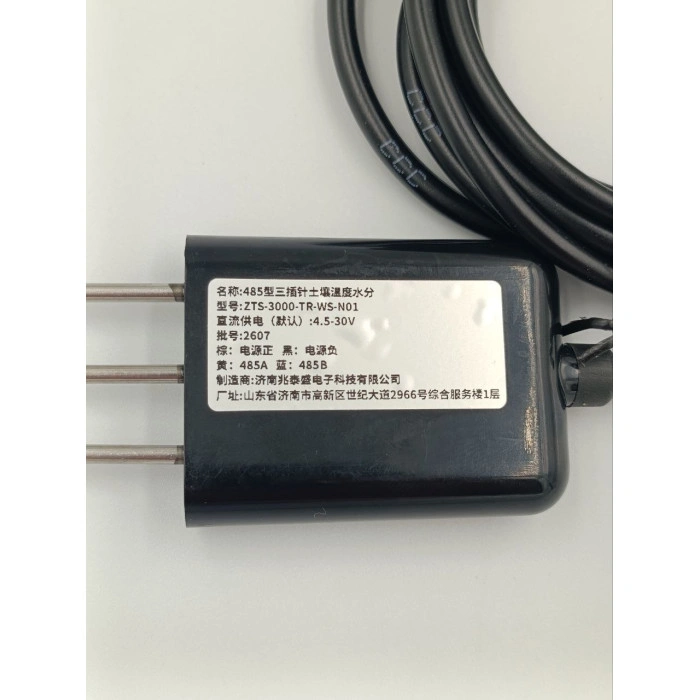 Датчик температури та вологості ґрунту 2в1 Zhaotaisheng ZTS-3000-TR-WS-N01, RS485 Modbus RTU, 4.5–30 В