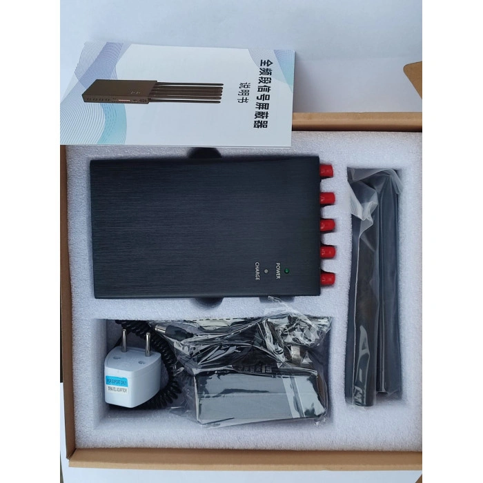 Потужна портативна глушилка 10 Антен GSM,GPS 4G, 3G, 5.8G, DCS, Wi-Fi, GPS L1/L2/L3/L4/L5 "Хижак про10"