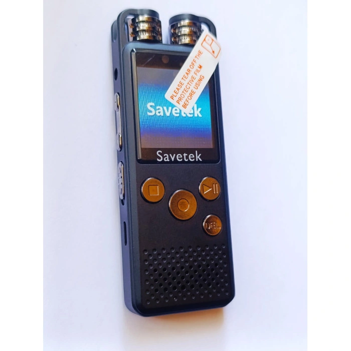 Профессиональный цифровой диктофон Savetek с функцией голосовой активации/16 ГБ/шумодав
