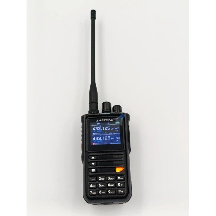 Портативная многодиапазонная радиостанция Zastone M8 (10W) беззвучный режим (SCRAMBLE и отключение голосовых подсказок)