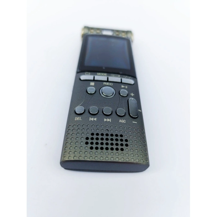 Профессиональный цифровой диктофон с записью голоса, USB, не остановка, 100 часов, ПК, 1536 кбит/с, внешний микрофон, 16 ГБ REDU 2025