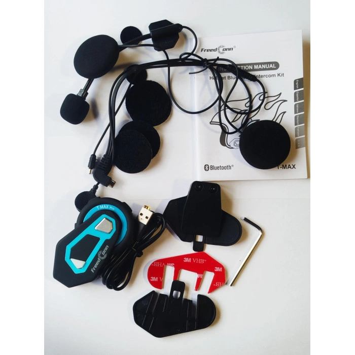 Мотогарнитура FreedConn Helmet Bluetooth|T-MAX PRO|1500 метров